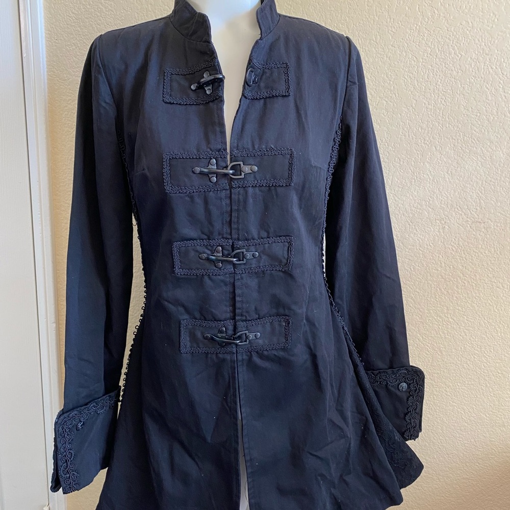 SOLD Gothic black pirate coat 🏴‍☠️